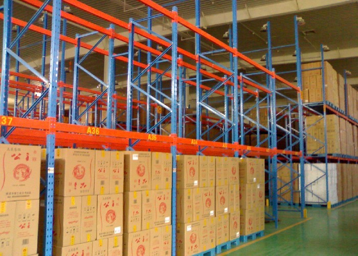 Racking del magazzino dello scaffale/pallet del metallo di stoccaggio della fabbrica con il dovere di carico 200kgs - 6000kgs