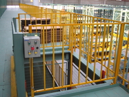 Rack di mezzanine a più livelli giallo per un utilizzo efficiente dello spazio