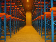 Q235 / Azionamento di stoccaggio di 345 magazzini nell'azionamento di tormento del pallet tramite gli scaffali per cella frigorifera