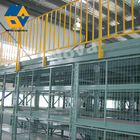 D'acciaio del magazzino galvanizzato irradia del mezzanino di scaffale di ² di altezza i 1292 Ft gialli regolabili